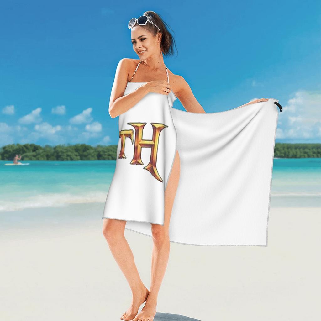 Megadeths Logo Beach Towel Soft Microfiber Quick Dry Absorbent Quick Towels For Bath