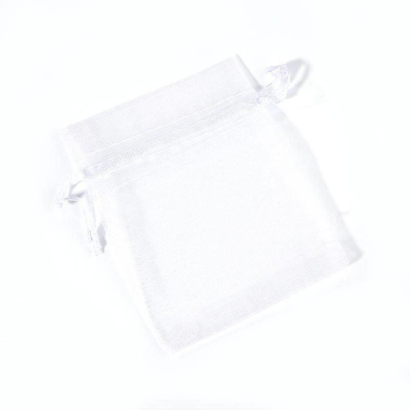 10pcs Adjustable Organza Bags 7x9cm Jewelry Packaging Bags Wedding Birthday Drawstring Pouches Christmas Gift Bags