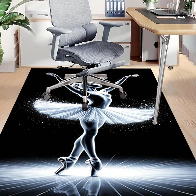 1PC ballerina dance Extra Large Non Slip Floor carpet, Office, family, bedroom, Studio   Large Area Rug Indoor Rugs, , Vibrant Colors