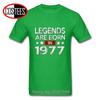 Stylish Distressed Vintage Legends Are Born In 1977 T Shirts Fathers Day Best Gift Retro 1977 Tshirt Dad 42nd Birthday Apparel