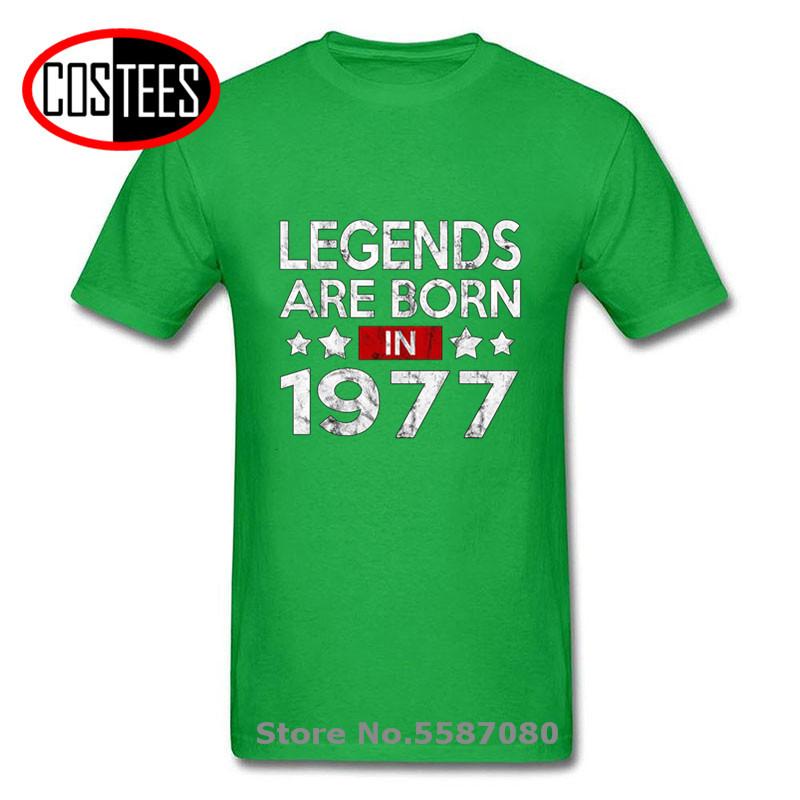 Stylish Distressed Vintage Legends Are Born In 1977 T Shirts Fathers Day Best Gift Retro 1977 Tshirt Dad 42nd Birthday Apparel