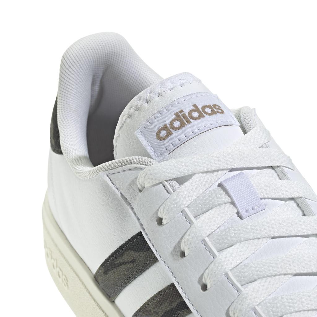 Adidas Grand Court Base Unisex Größe Schuhe Cargo Größe 2.0 Sneaker, Erwachsene, OOF26, Weiß/Core Black/Branch (JR9350), 22.5cm