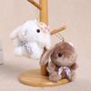 Animal Plush Keyring With Flower Hat And Bow For Kids And Teens Gift