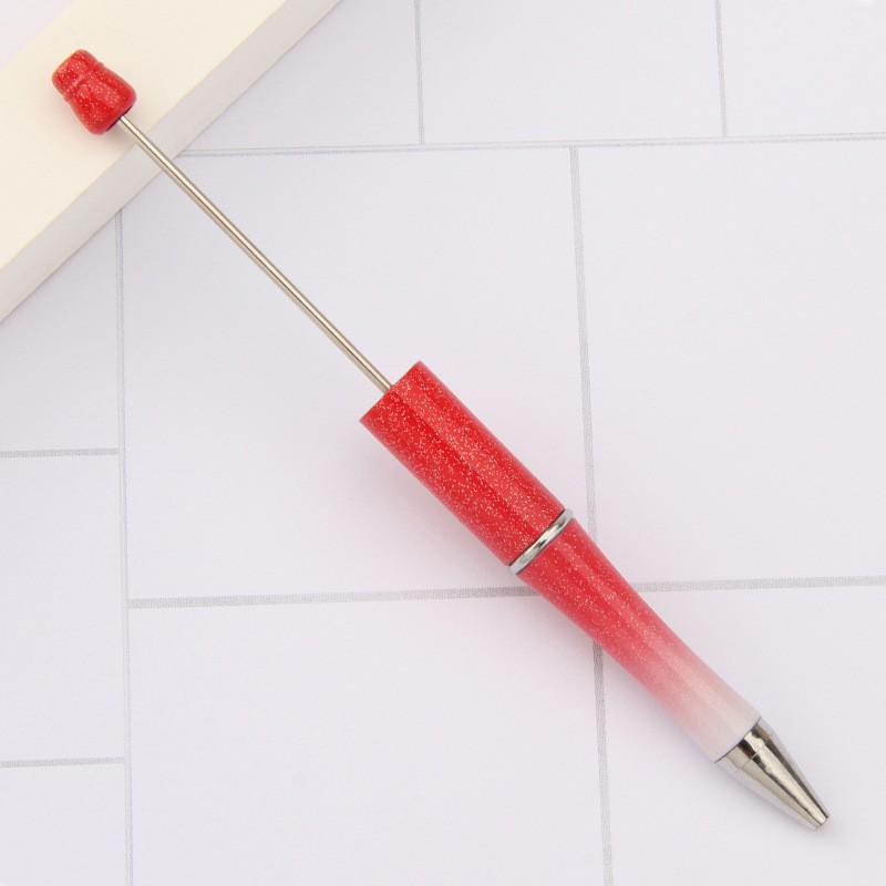 Creative UV Multi-Color Gradient Plastic Bead Pen - 130 Colors Available