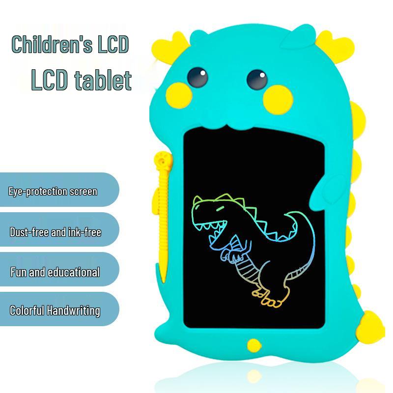 Dinosaur-Themed LCD Writing Tablet with One-Key Erase Feature