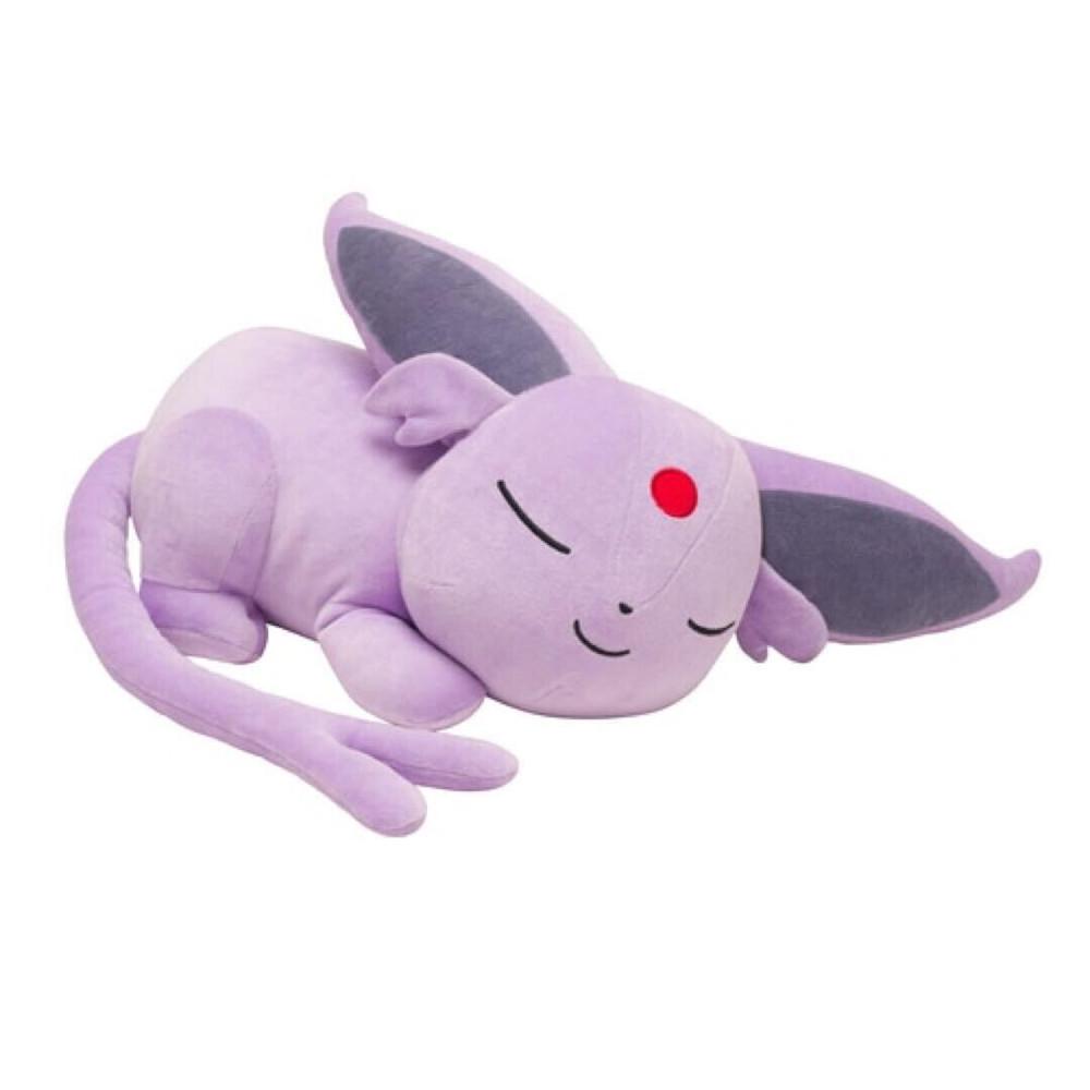Eevee Evolution Plush Toy Set Sleeping Sylveon Espeon Umbreon Leafeon Soft Stuffed Animal Dolls Cute Pillow Gift