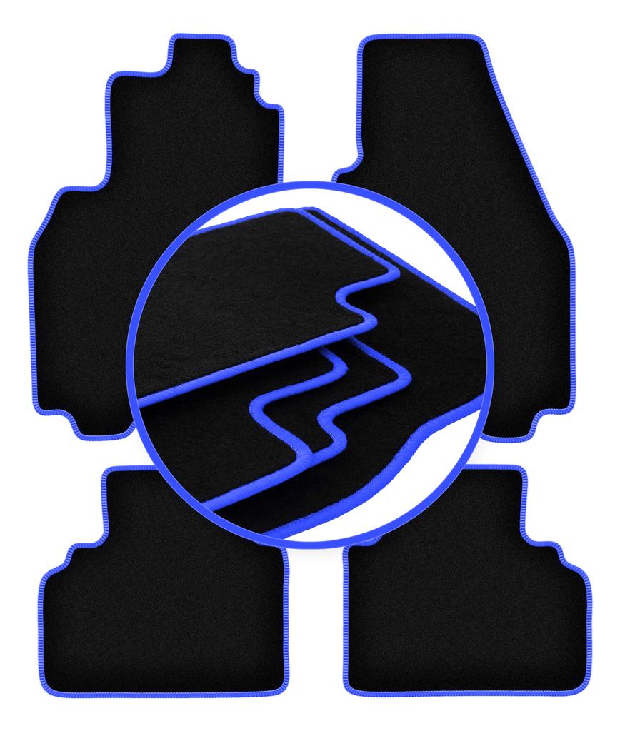 CARLUX-BLUE Car Mats For: Ford Cougar Coupe (1998-2004)