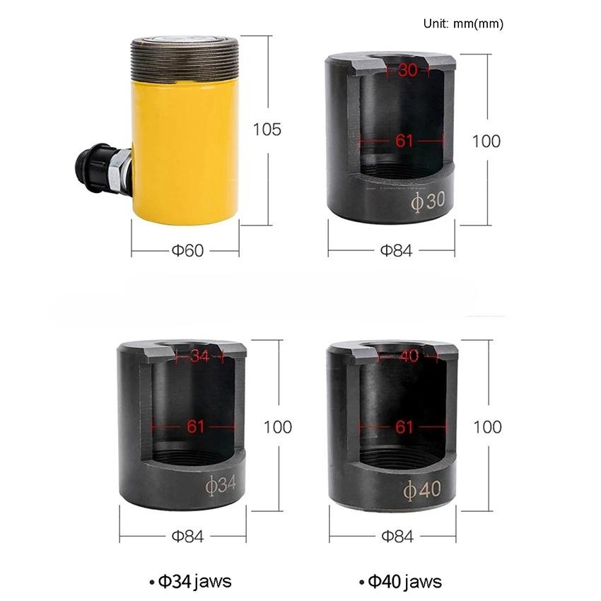 For Cylinder Hydraulic Pneumatic Ball Joint Remover Car Steering Rod Rocker Arm Ball Joint Remover Hydraulic Truck Rem