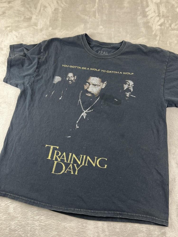 

Denzel Training Day Shirt Mens Large Black Movie Graphic Tee Crime Thriller Unisex T-Shirt S