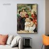 Auguste Renoir and Claude Monet Portrait Artworks Prints Posters Canvas Paintings Dance At Le Moulin Wall Art Picture Home Decor
