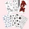Beauty Sticker Cartoon Tattoo Sticker Waterproof Temporary Cute Tattoo Sticker Tattoo