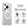 For Huawei Pura 70 Pro Case Cover Pura 70 Pro Capa New Annular Magnetic Matte Clear Wireless Charging Fundas Huawei Pura 70 Pro