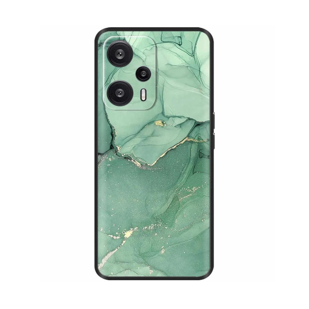 For Xiaomi Poco F5 Pro Case Painted Flower Back Cover Full Protection Soft Case for POCO F5 PocoF5 F5Pro Fundas Phone Casing