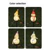 Christmas snowman ground mounted solar outdoor waterproof lawn light courtyard festive atmosphere decoration warm night light