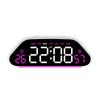 Simple LED Electronic Alarm Clock Silent Living Room Wall Clock Multi-function Temperature and Humidity Display Large Screen Digital Clock 1110