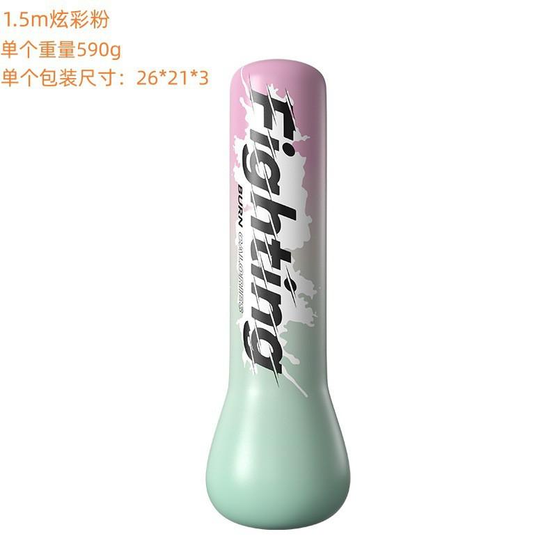 160cm Inflatable Freestanding Punching Bag Adults - PVC Heavy Duty Boxing Training Dummy With Base Stability
