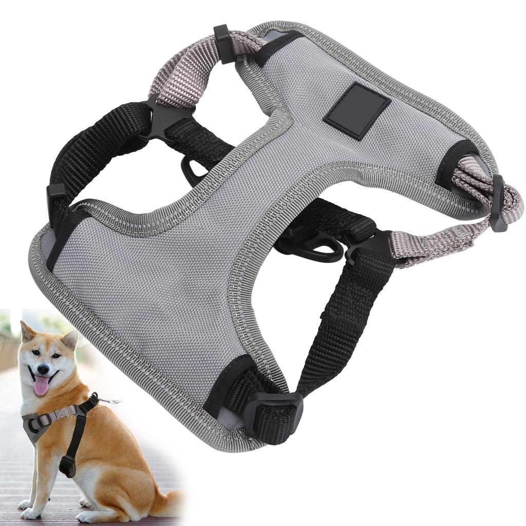 Haustier Brustgurt Weste Atmungsaktives Geschirr Verstellbares Netzgewebe Explosionssicher für Hund