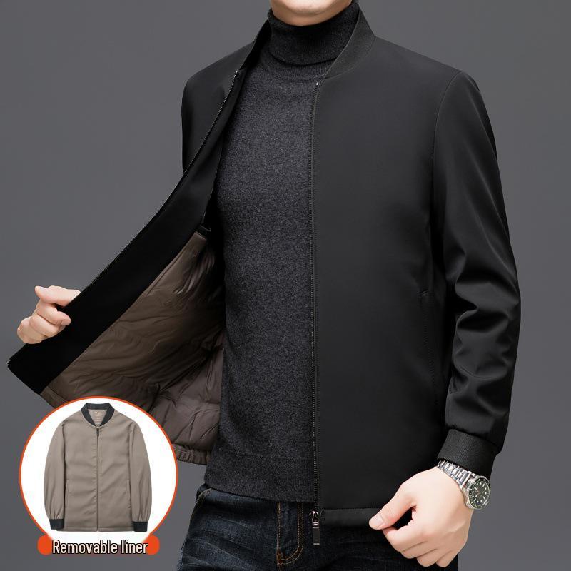 Men's Winter Coat with Detachable Liner: Insulated Jacket for All Ages