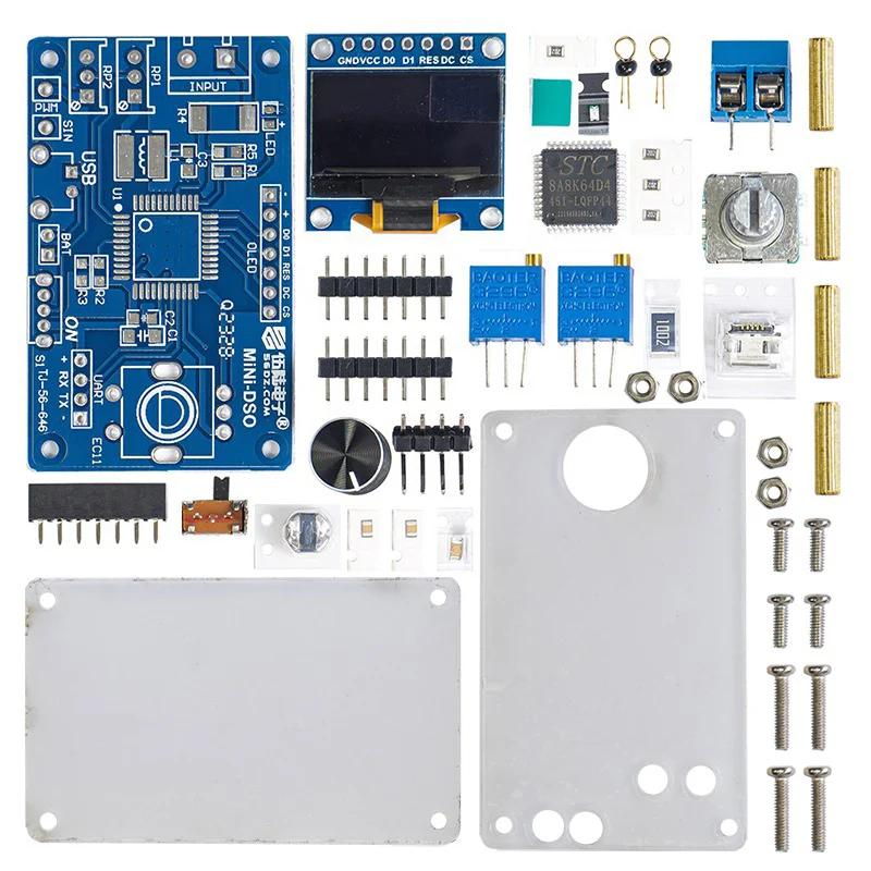 

STC8K8A Microcontroller Kit DIY Mini-DSO LCD Digital Oscilloscope Kit Electronic Welding Training Production Parts Tools