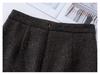 Sequined Mid-Length A-Line Skirt - 2025 Autumn/Winter Slit Hip-Hugging Style for Women