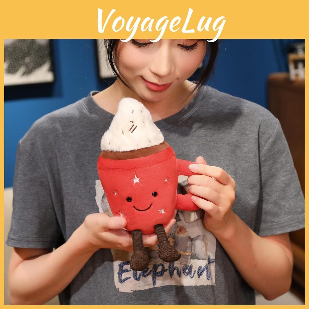 Cream Ice Teacup Shape Plush Toy Stuffed Doll Bedroom Decoration Kids Gifts