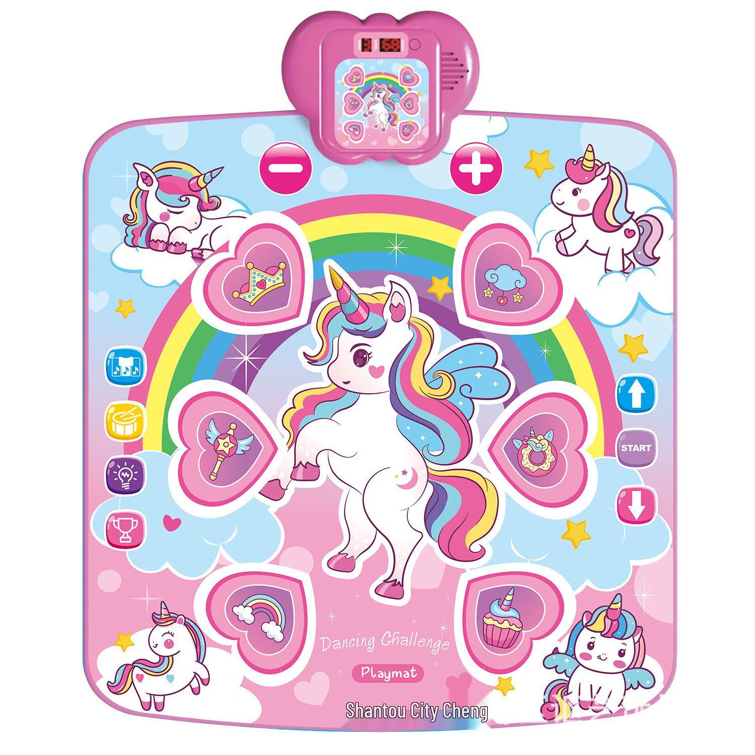 

Interactive Children s Dance Mat with Dynamic Music Levels, 99x85cm