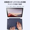 Wireless Surface Tablet Keyboard for Surface Pro with and Doubles As a Magnetic Separate US English Blue 3/Pro 4/Pro 5/Pro 6/Pro 7, Touchpad, 7-Color