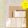 8-Piece Reusable Abstract Texture Stencil Set for Crafts