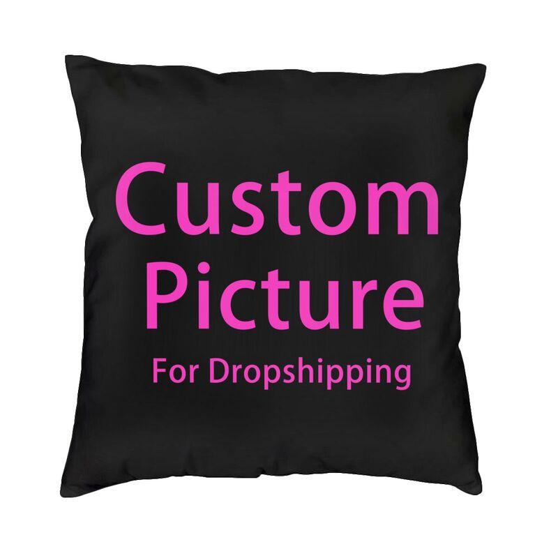 

Custom Photo Logo Cushion Cover Two Side 3D Printing DIY Print Floor Pillow Case for Car Custom Pillowcase Home Decoration 30x30cm 12x12in