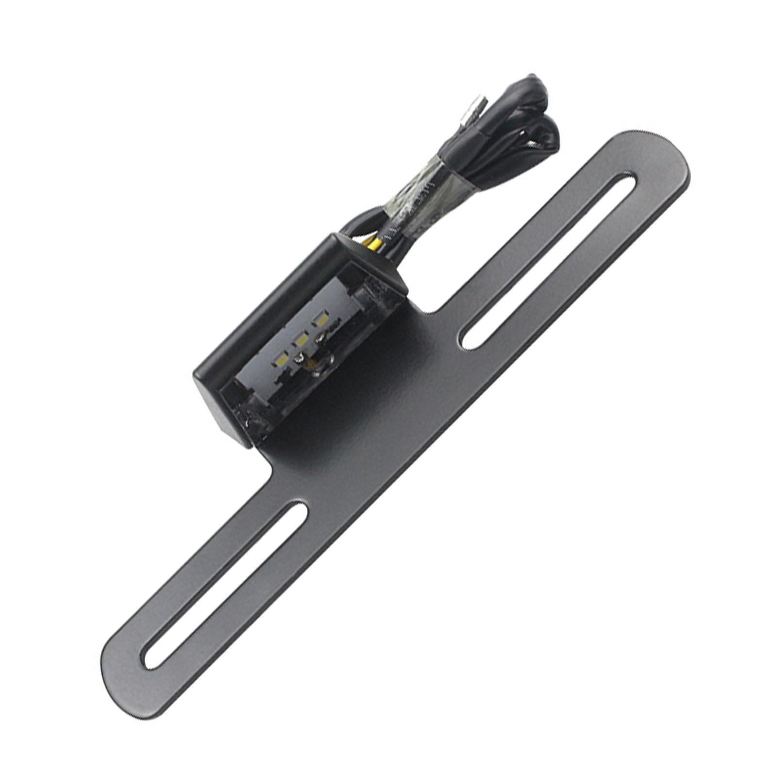 

Алюминиевый кронштейн держателя номерного знака с подсветкой, крепление номерного знака, рамка номерного знака для мотоцикла