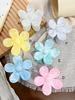 New Flower Hair Claws Gradient Fashion Shark Claws Hairpin For Girlschange Colour In The Sunlight Vacation Hair Accessories
