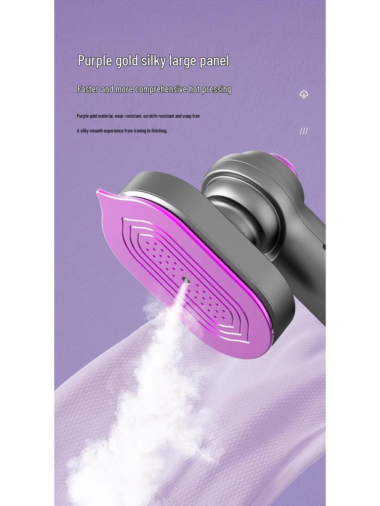 Compact Rotating Handheld Garment Steamer and Iron