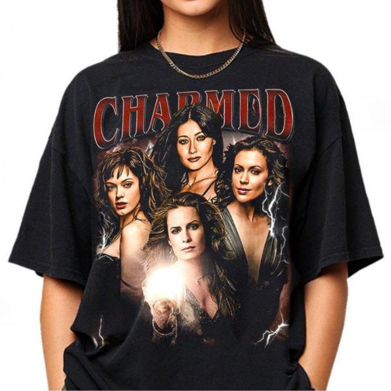 

Beauty and Monster TV Drama Retro Pattern Tshirt Unisex Casual Round Neck Tshirt Fan Gift Clothing S