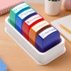 Colorful German & French Teacher Stamps Set - 8 Motivational and Encouraging Designs for Classroom & Homework