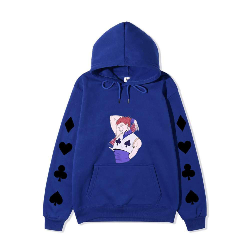 Hunter X Hunter Hisoka Anime Print Hoodie Unisex Casual Streetwear Long Sleeve Sports Pullover Sweatshirt