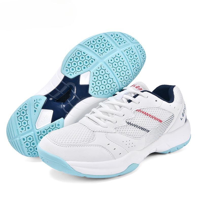 Men Women Badminton Shoes Anti Slip Professional High Quality Mesh Sports Tennis Sneakers for Gym Matches Big Size
