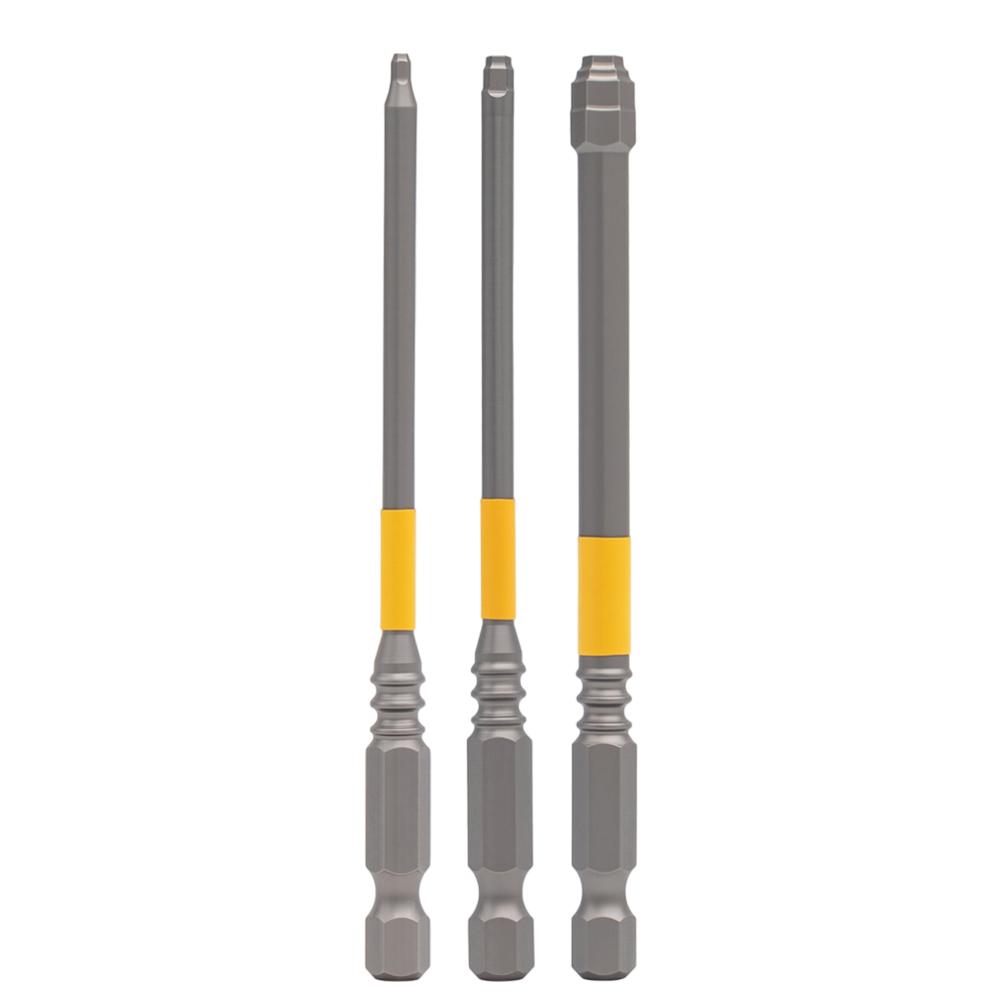 1/6Pcs Strong Magnetic Screwdriver Set 61/111mm Length Hexagonal Electric Screwdriver Bits Multifunctional Alloy Steel