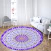Family Living Room Bedroom Bathroom Floor MATS Printed Decorative Carpet Psychedelic Mandala Round Carpet Sofa Carpet Home Decor