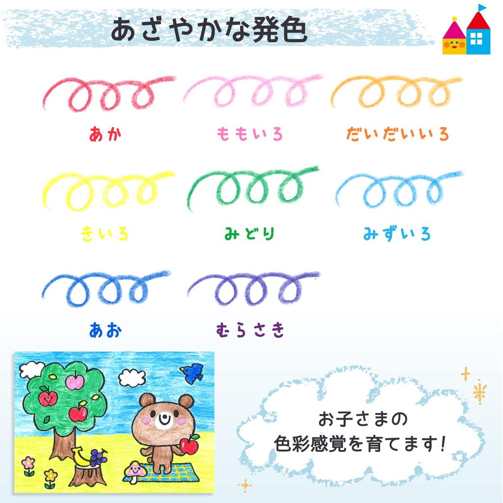 Sakura Crepas Triangular Coopie Pencil 8 Colors FYL8