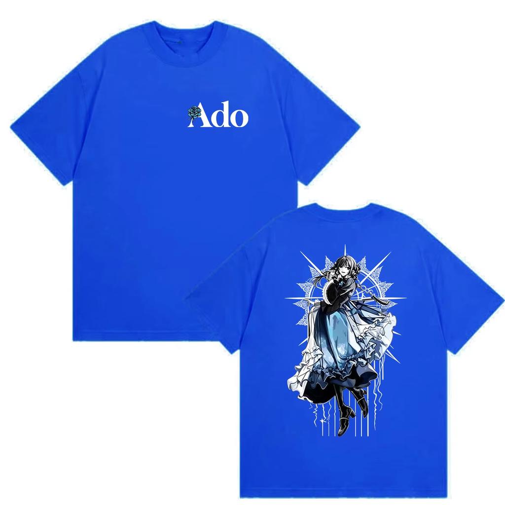 Hot Sale Summer Singer Ado Tour 2026 Graphic T-Shirt Men Women Fashion Oversized Cotton T-shirt Hip Hop Vintage Short Sleeve T-shirt