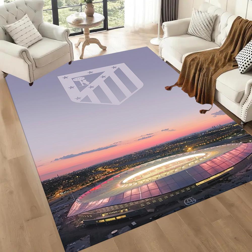 Atletico Madrid Area Rug Suitable For Hallway Bedrooms Decorate Room Playrooms Antislip Carpet Anime Office Decor
