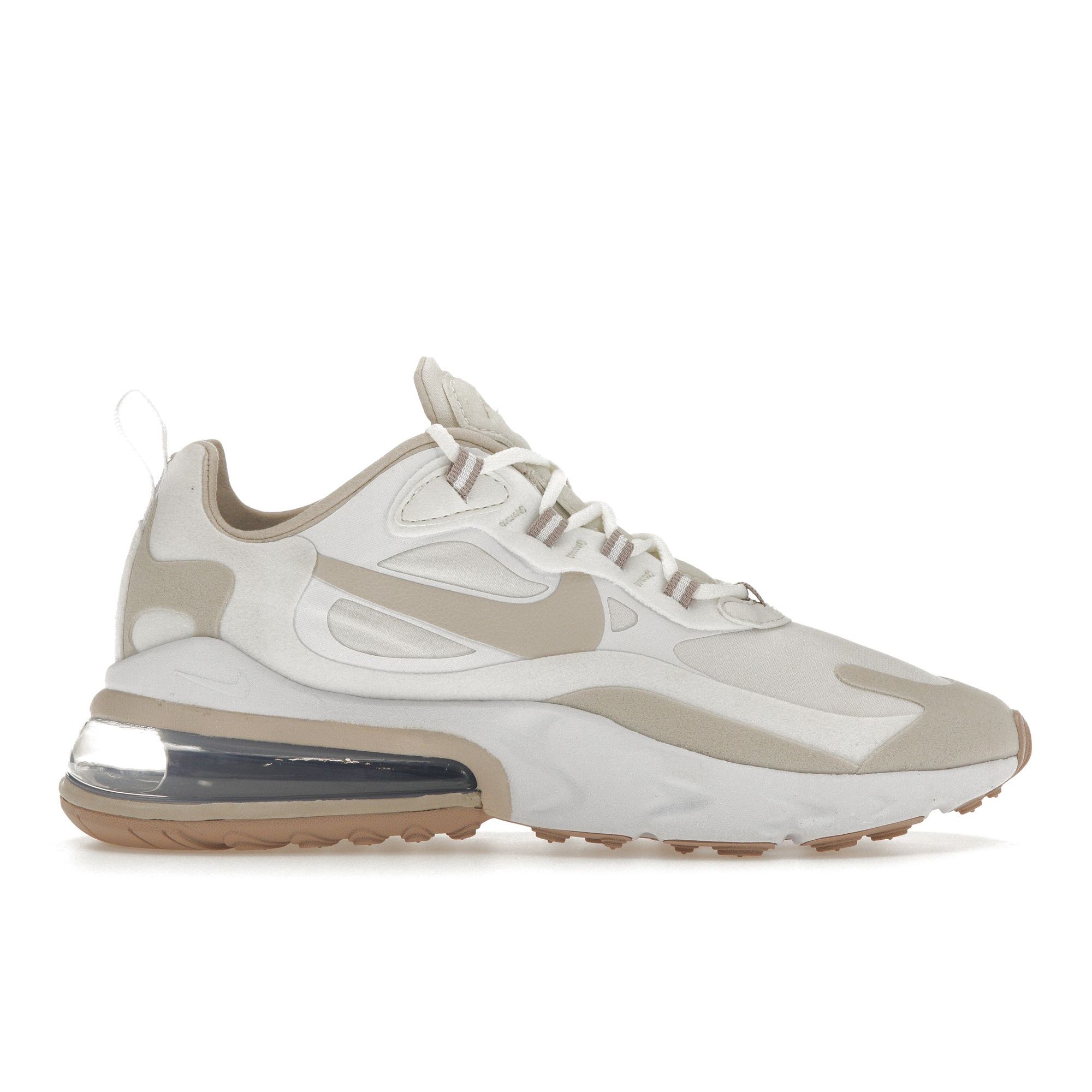 

Nike Air Max 270 React Summit White Orewood Brown Женские кроссовки Light-Orewood-Brown CJ0619-102