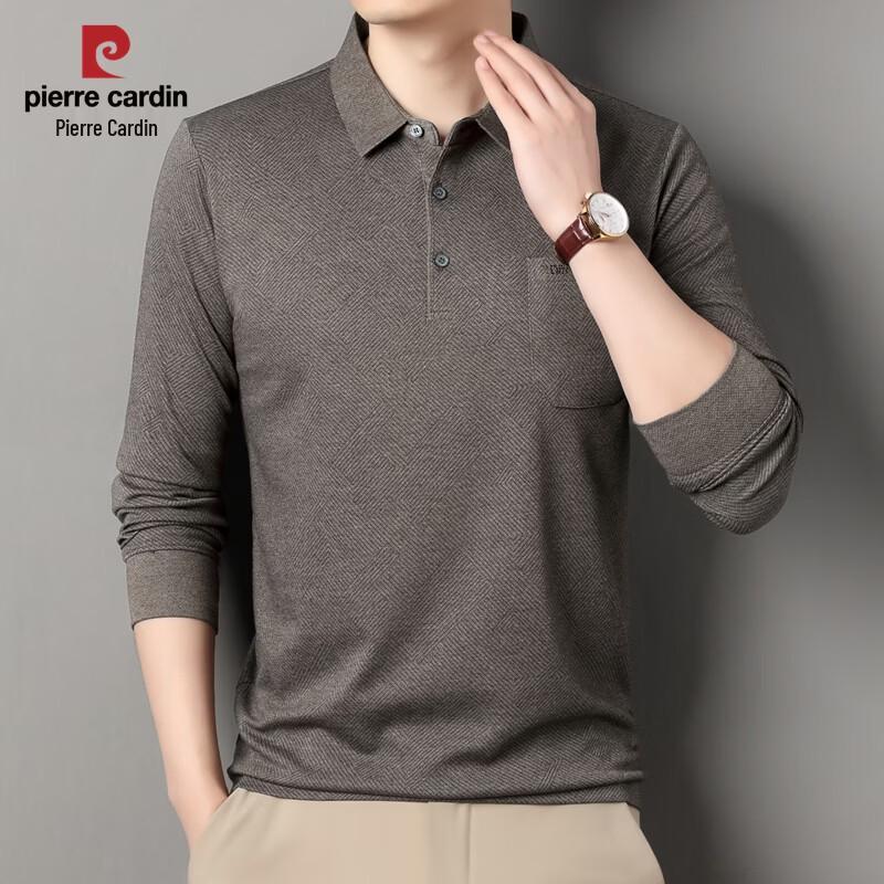 Pierre Cardin Men's Slim Fit Long-Sleeve Polo Shirt