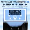 Ice Maker with Water Dispenser, Ice Maker, 12kg In 24h, 9 Ice Cubes In 6-10 Minutes, 25.2x38.9x36.3cm, Black