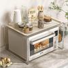 New Split Stainless Steel Multifunctional Kitchen Microwave and Electric Oven Countertop Storage Rack