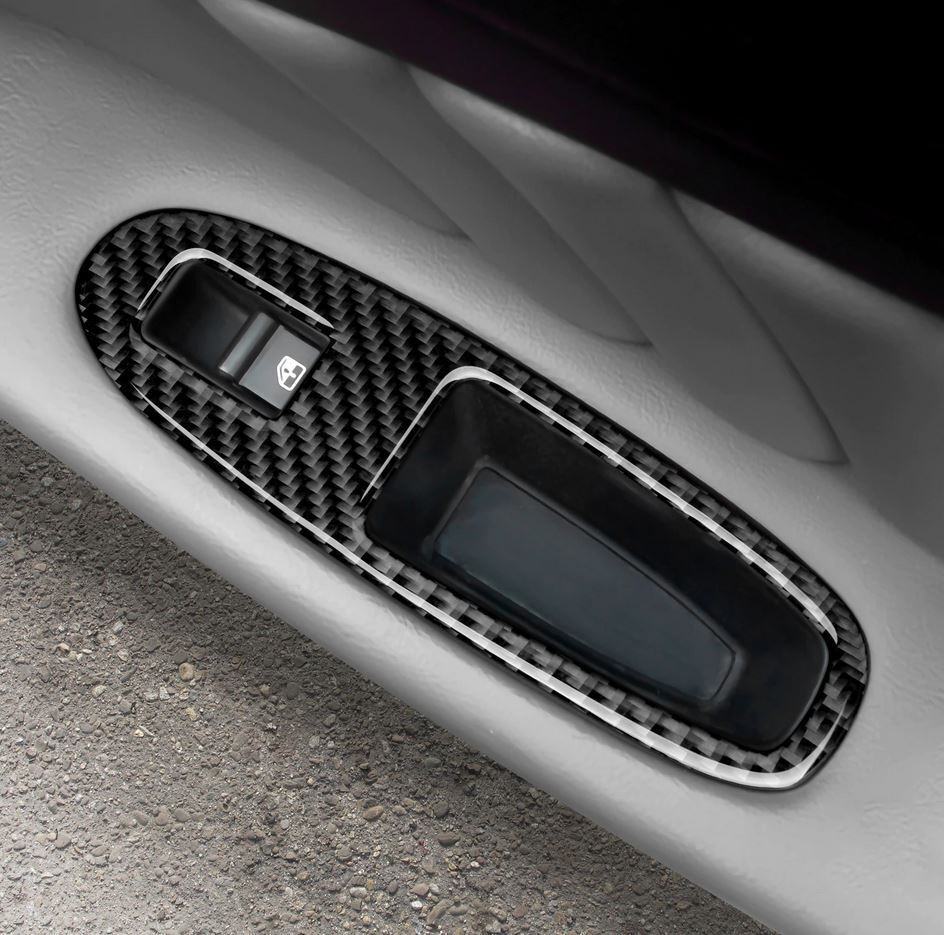 Carbon Fiber Gear Air Outlet Window Lift Steering Wheel Panel Suit Car Interior Accessories Sticker For Alfa Romeo 159 2005-2023
