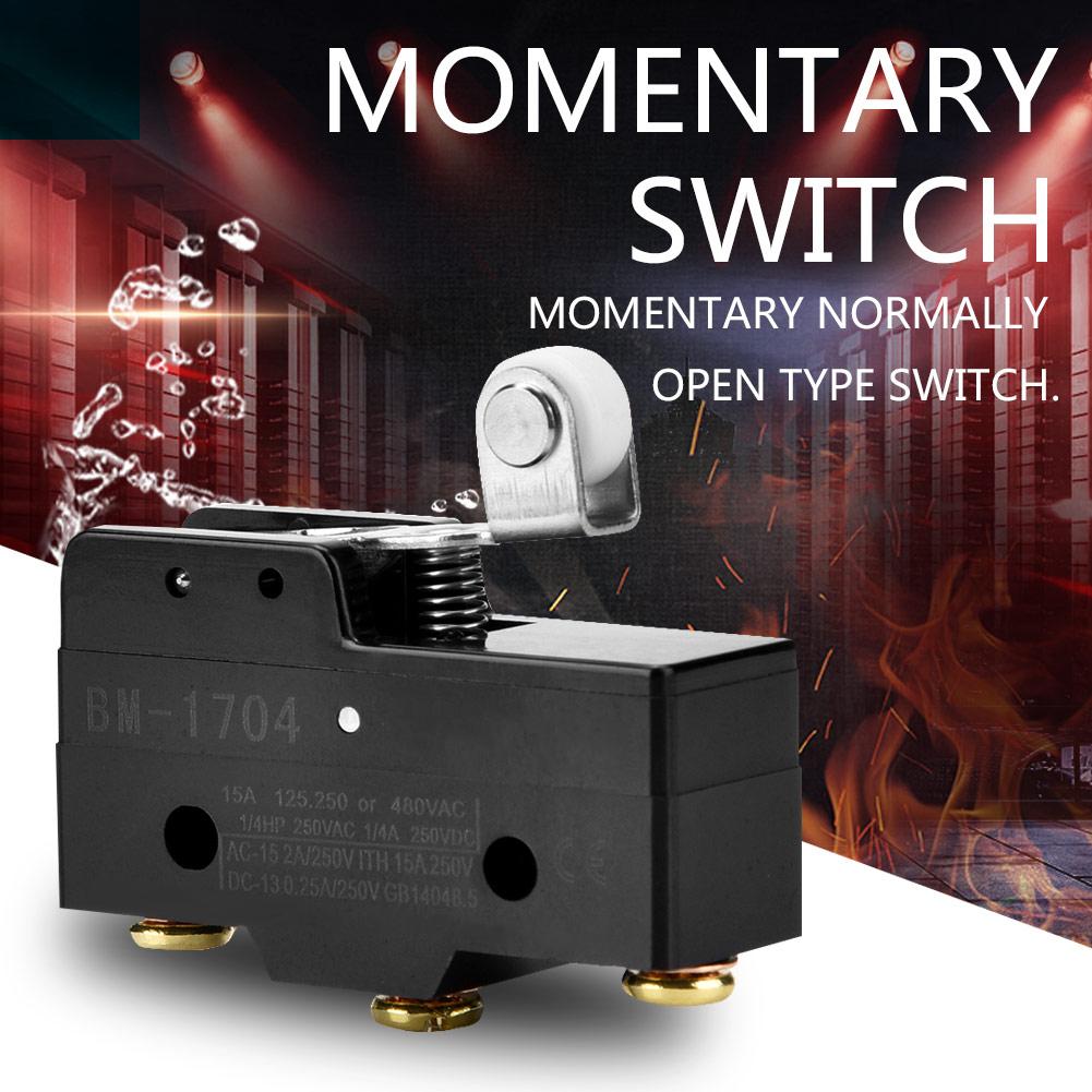 1Pc Momentary Limit Micro Switch Small Stroke Switch Snap Action (BM1704)