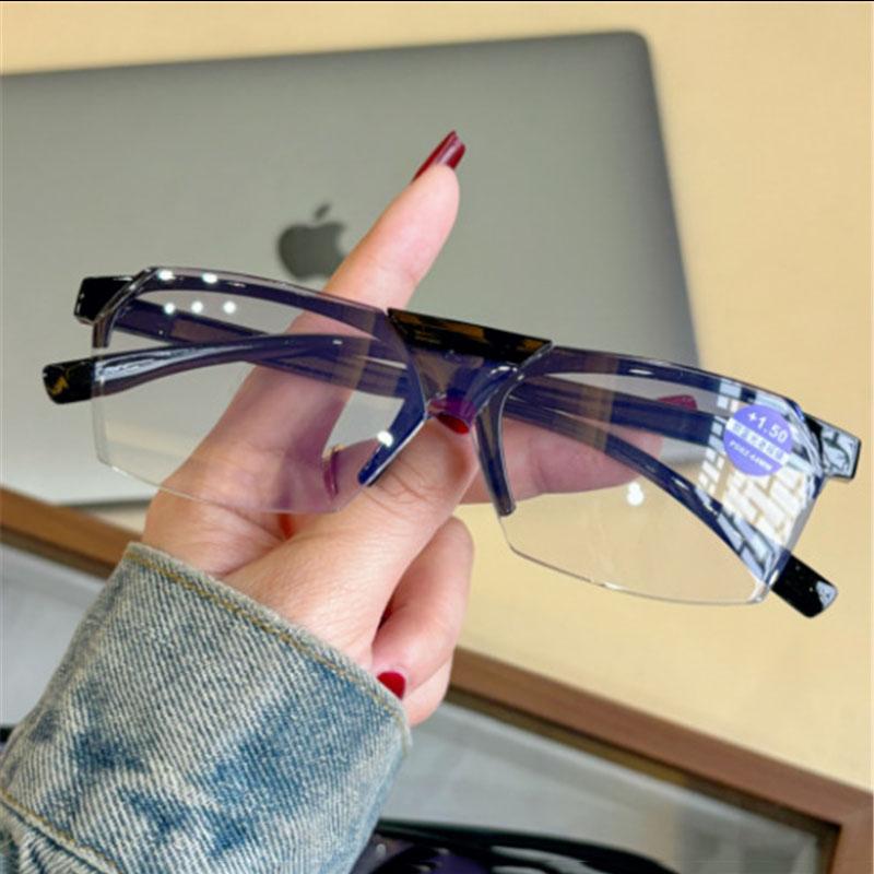 Flip Up Down Presbyopic Glasses Reading Glasses For Women Men Portabable Clip-On Hyperopia Eyeglasses Elder Unisex +1.5+2.0+2.5