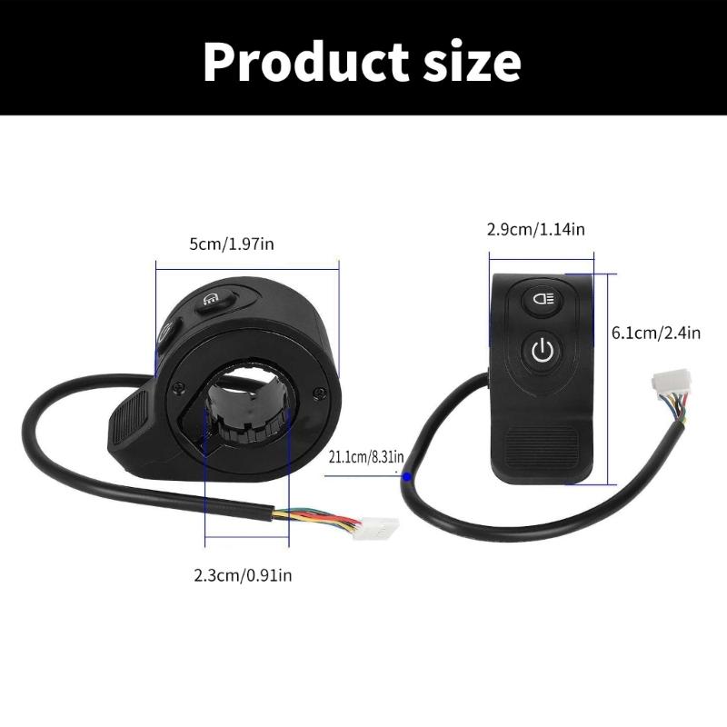 Electric Scooter Thumb Throttle Speed Controller Levers Electric Scooter Accelerators Finger Throttle Part Replacements