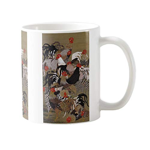 

Ito Jakuchu s Flock of Chickens mug: Photo mug (Ito Jakuchu series)